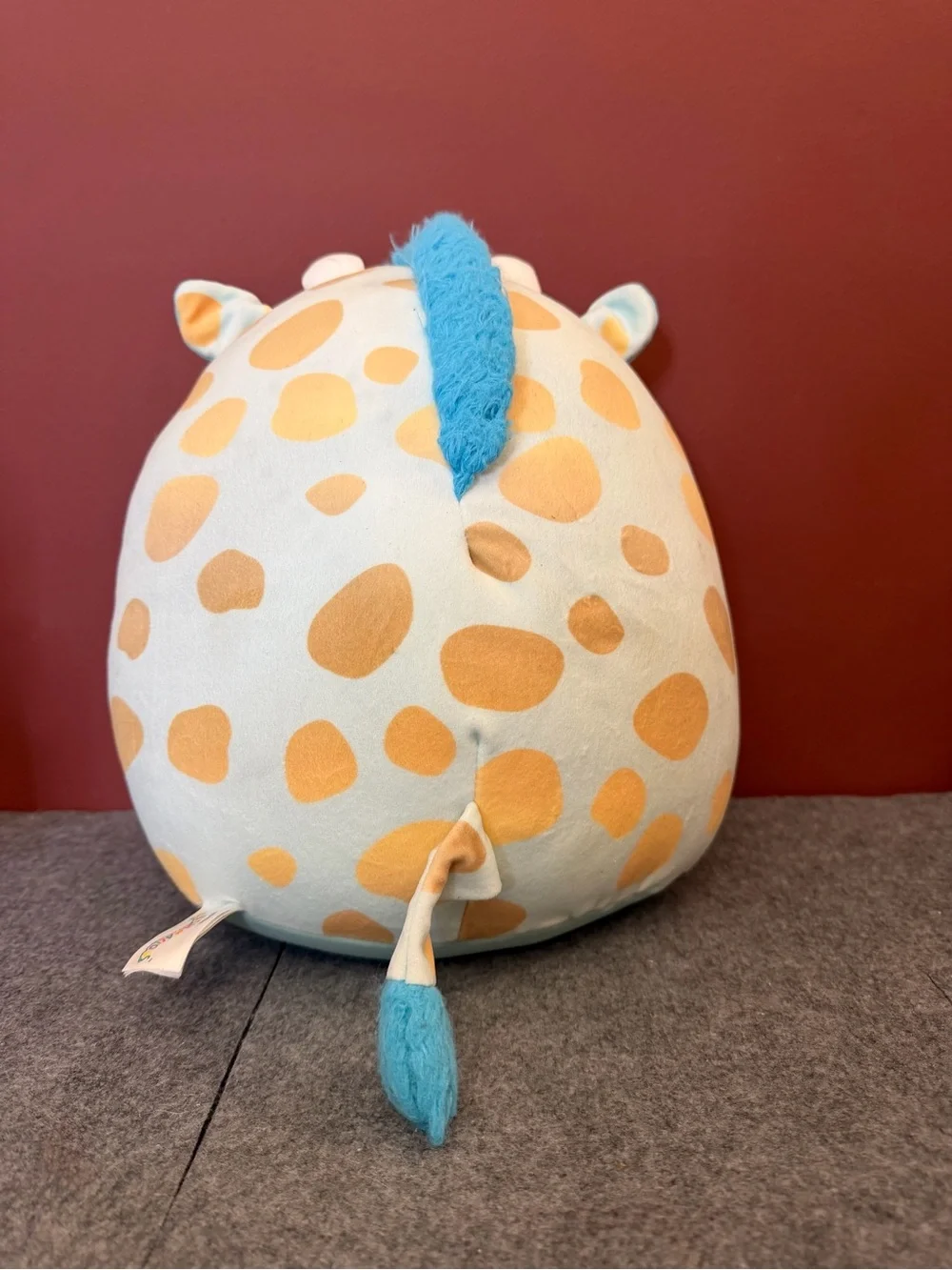 Squishmallows Light Blue & Yellow Giraffe Plush